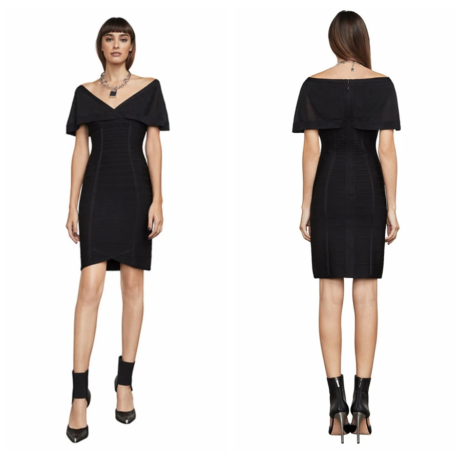 Sale Elegant Dresses Summer 2019 Black Wine-Red Batwing Sleeve Mini Dress Sexy Celebrity Club Dating Party Bandage Dress Women
Sale Elegant Dresses Summer 2019 Black Wine-Red Batwing Sleeve Mini Dress Sexy Celebrity Club Dating Party Bandage Dress Women