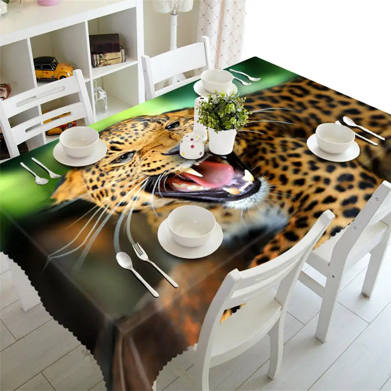 3D Tablecloth Tiger leopard cartoon Pattern Polyester Dustproof Table cloth Christmas Dinner Decoration Table Cover
3D Tablecloth Tiger leopard cartoon Pattern Polyester Dustproof Table cloth Christmas Dinner Decoration Table Cover