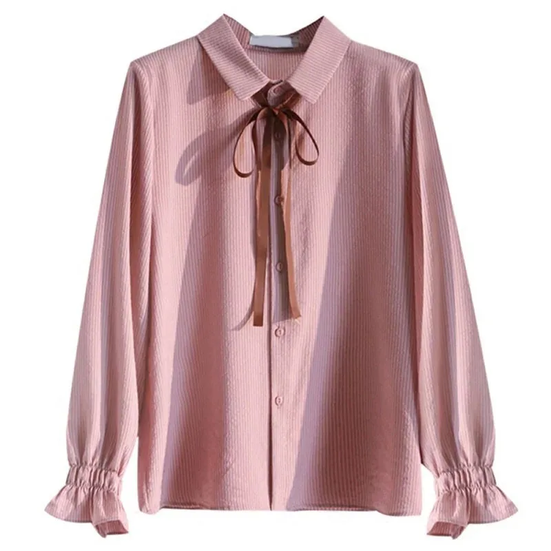 Spring Autumn Casual White Pink Blouse Lady Shirts Tops Women Fashion Casual Long Sleeve Blouses Femme Blusas DD2352
Spring Autumn Casual White Pink Blouse Lady Shirts Tops Women Fashion Casual Long Sleeve Blouses Femme Blusas DD2352