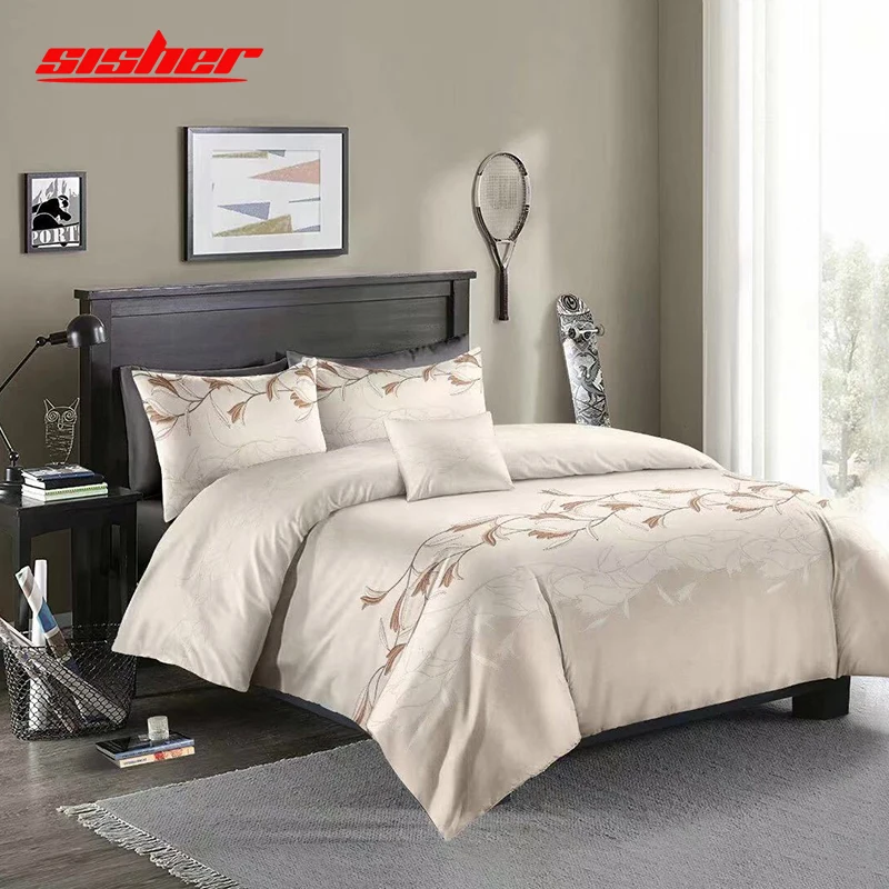 Sisher Luxury Duvet Cover Queen Flowers Bedding Set with Pillowcase Double Full King Size Gray Bedclothes Solid Color Bed Sets
Sisher Luxury Duvet Cover Queen Flowers Bedding Set with Pillowcase Double Full King Size Gray Bedclothes Solid Color Bed Sets