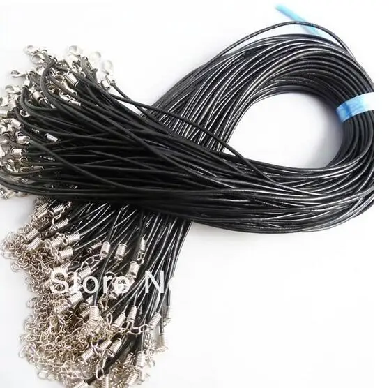 Real Black Leather Necklace Statement Cord Choker For Women European Beads Charms 24 inches DIY Jewelry Accessories Hot M2037
Real Black Leather Necklace Statement Cord Choker For Women European Beads Charms 24 inches DIY Jewelry Accessories Hot M2037