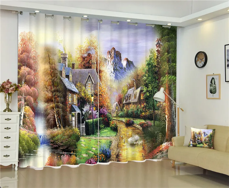 Modern Fashion Jungle view Printing 3D Blackout Curtains For Bedding room Living room Hotel Drapes Cortinas Para Sala
Modern Fashion Jungle view Printing 3D Blackout Curtains For Bedding room Living room Hotel Drapes Cortinas Para Sala