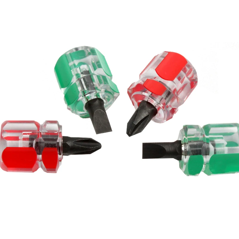 2Pc/Set Mini Screwdriver Phillips and Slotted Screwdrivers Ultrashort Screw Driver Hand Tools Random Color
2Pc/Set Mini Screwdriver Phillips and Slotted Screwdrivers Ultrashort Screw Driver Hand Tools Random Color
