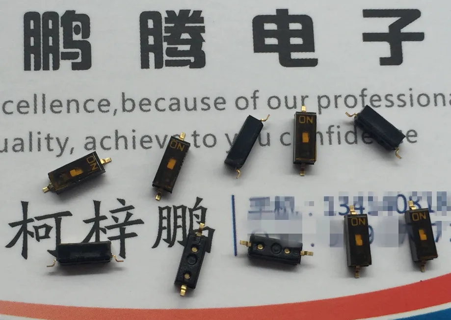 Original new 100% SOP01-R mini dial switch 1 bit 1.27mm patch 2pin toggle flat dial coding gold-plated feet
Original new 100% SOP01-R mini dial switch 1 bit 1.27mm patch 2pin toggle flat dial coding gold-plated feet