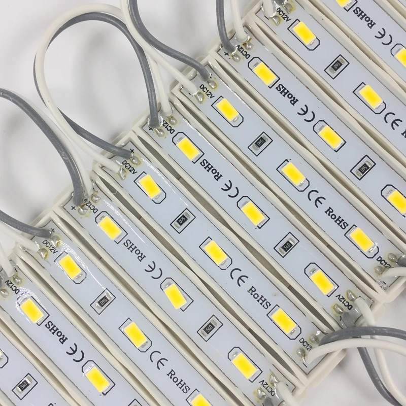 3000pcs/lot Waterproof LED module light back lighting for sign DC12V SMD 5730 3led/pcs 20pcs/string
3000pcs/lot Waterproof LED module light back lighting for sign DC12V SMD 5730 3led/pcs 20pcs/string