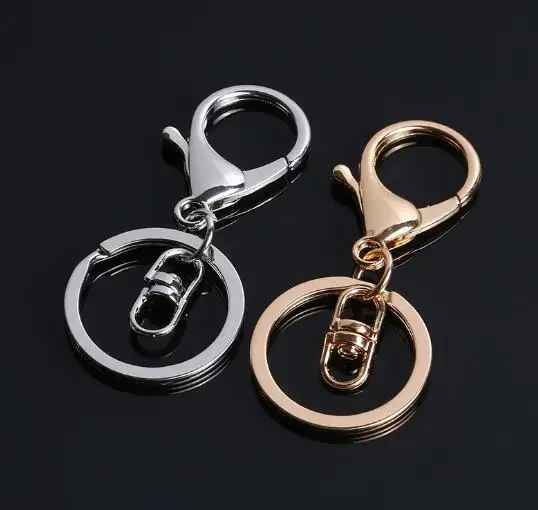 20pcs 30mm Lobster Clasp Keychain Key Chains Hook Keyrings Round Golden Silver-Plate for Jewelry Making
20pcs 30mm Lobster Clasp Keychain Key Chains Hook Keyrings Round Golden Silver-Plate for Jewelry Making
