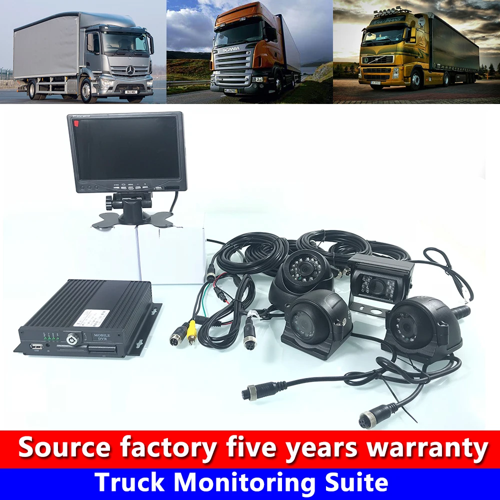 Комплект наблюдения за грузовиком, 7-дюймовый HD дисплей, местная камера видеонаблюдения с широким напряжением, 4-канальный монитор с обзором...
Комплект наблюдения за грузовиком, 7-дюймовый HD дисплей, местная камера видеонаблюдения с широким напряжением, 4-канальный монитор с обзором...