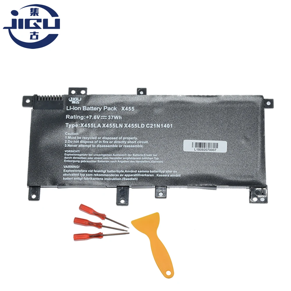 Jigu батарея для ноутбука C21INI401 C21N1401 C21PqCH для ASUS A455L K455LD для тетрадь X455 X455DG X455LA X455LD X455LF 4 ячейки
Jigu батарея для ноутбука C21INI401 C21N1401 C21PqCH для ASUS A455L K455LD для тетрадь X455 X455DG X455LA X455LD X455LF 4 ячейки