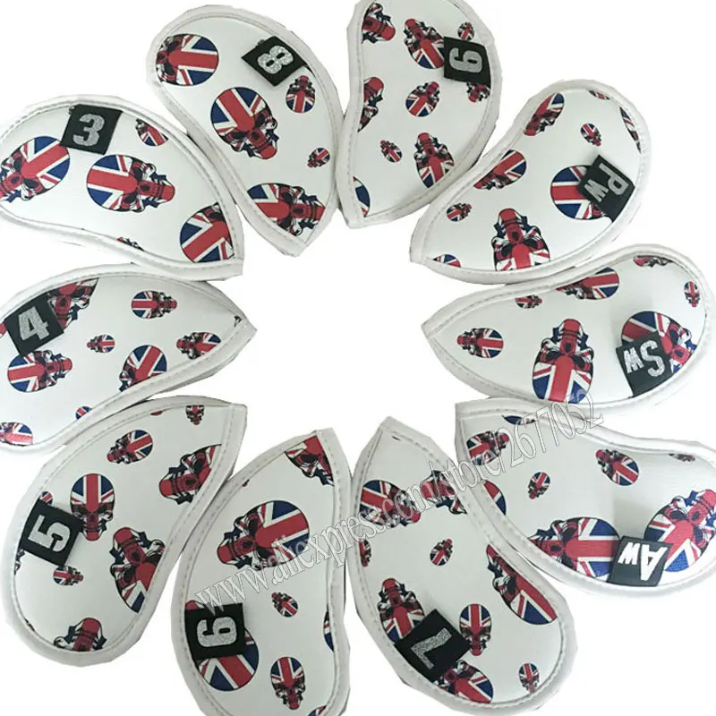 Cooyute New Unisex Skull Golf irons head cover high quality Golf headcover Skull White Golf clubs head cover Free shipping
Cooyute New Unisex Skull Golf irons head cover high quality Golf headcover Skull White Golf clubs head cover Free shipping
