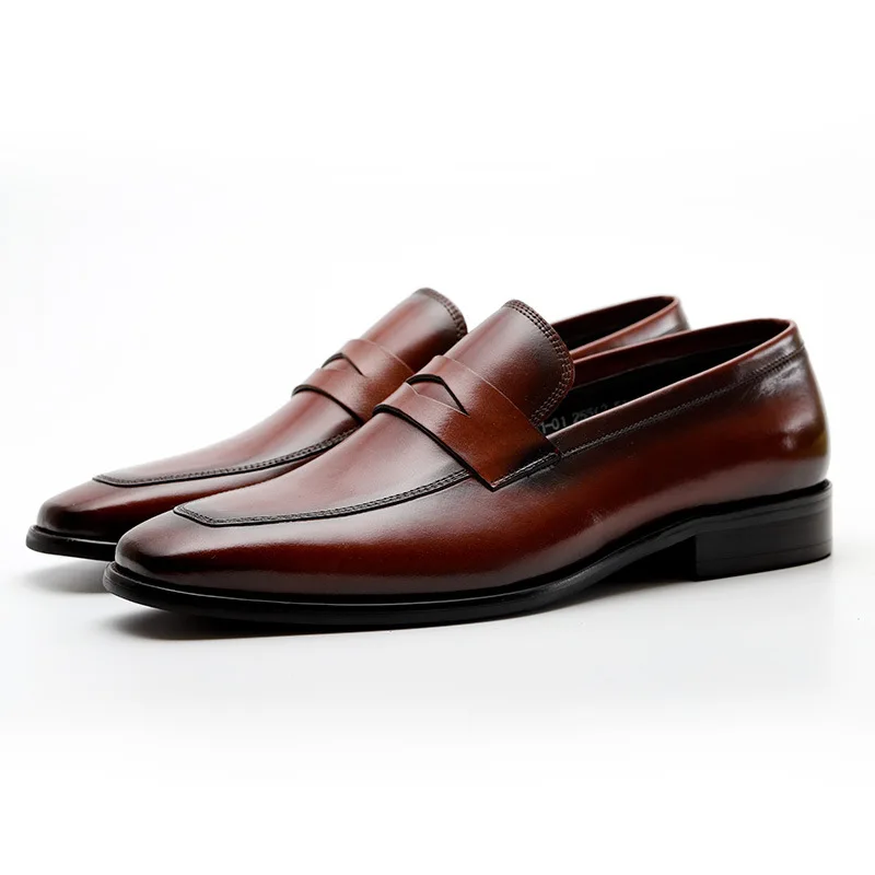 Mens Formal Shoes Genuine Leather Shoe Solid Pattern Business Dress Shoes Men Slip-On Oxfords EUR Size 38-44 Zapatos
Mens Formal Shoes Genuine Leather Shoe Solid Pattern Business Dress Shoes Men Slip-On Oxfords EUR Size 38-44 Zapatos