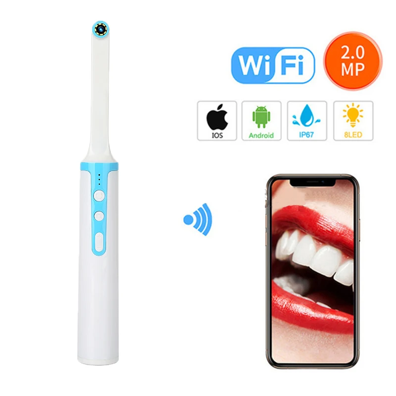 HD 1080P Wifi Dental Camera Borescopes Wireless Waterproof Teeth Inspection Oral Endoscope for For Phone Android/Windows/Type-C
HD 1080P Wifi Dental Camera Borescopes Wireless Waterproof Teeth Inspection Oral Endoscope for For Phone Android/Windows/Type-C