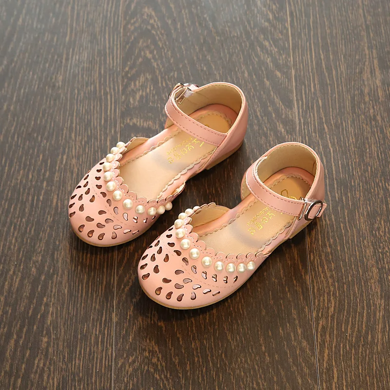 Дети 2018 Лето Малыш Модные заклепки обувь детская розовая Милая сандалия для