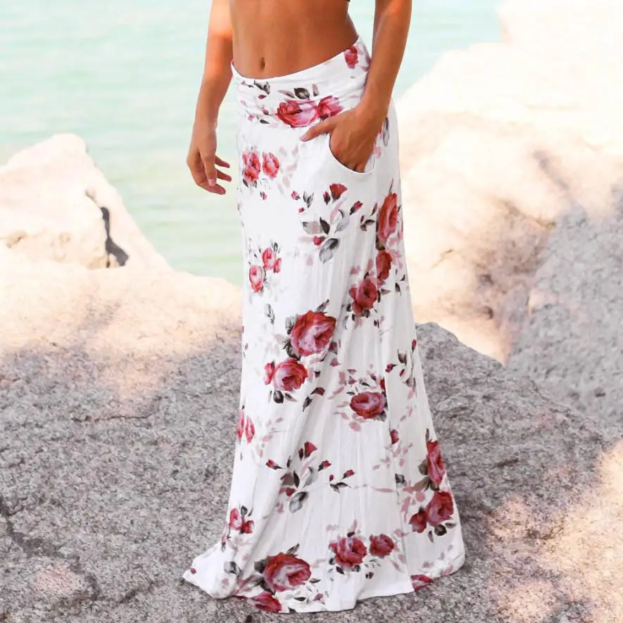 Dropshipping 2019 Fashion Women Hot Summer Beach Skirts Floral Prints Skirt Low Waist Casual Long Skirt New Freeshipping 50*
Dropshipping 2019 Fashion Women Hot Summer Beach Skirts Floral Prints Skirt Low Waist Casual Long Skirt New Freeshipping 50*