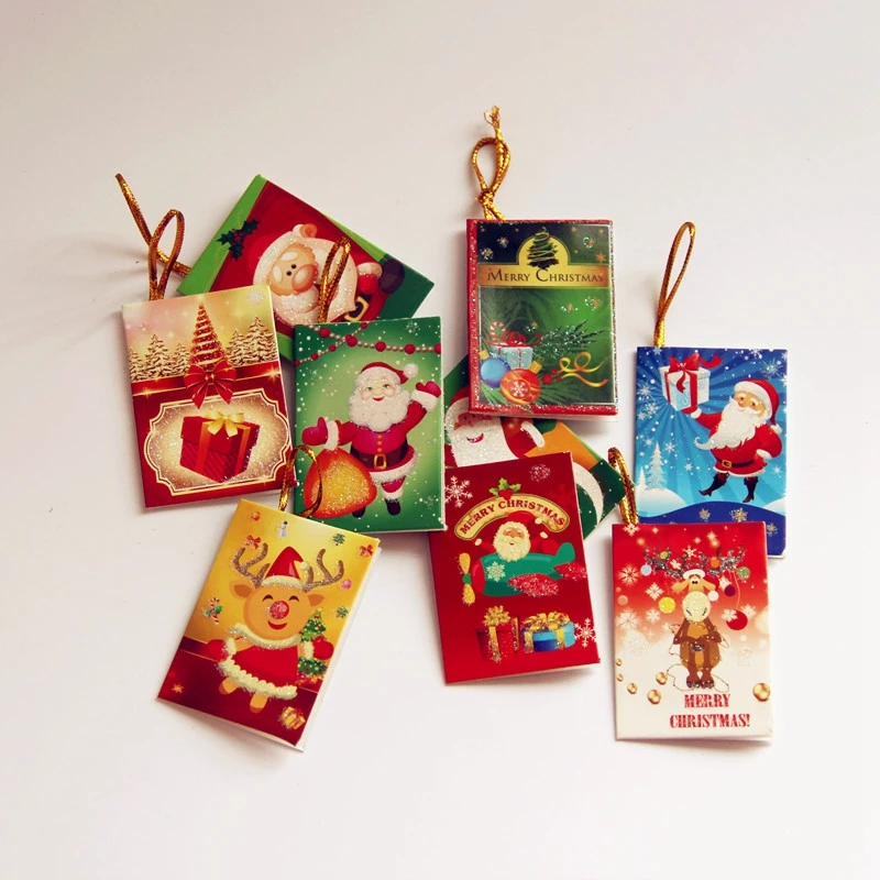 20pcs 5*3.5CM Cartoon mini Santa Claus snowman Merry Christmas Postcard Greeting Card Gift party supplies wedding decoration
20pcs 5*3.5CM Cartoon mini Santa Claus snowman Merry Christmas Postcard Greeting Card Gift party supplies wedding decoration