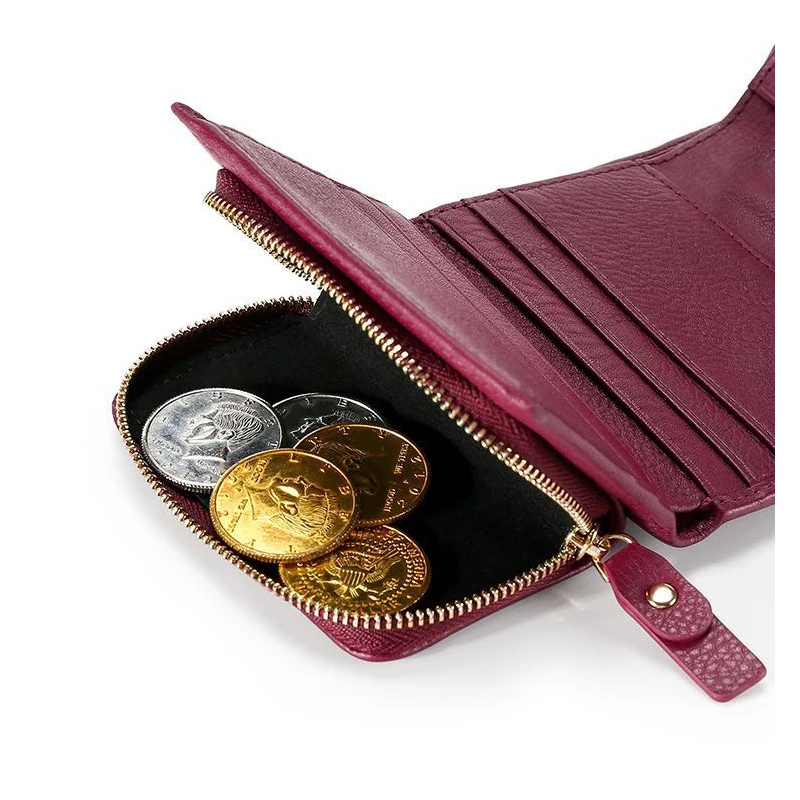 New Arrivals Genuine Leather Short Style Women Wallet Hot Brand Multi-function Female Zipper Purses High Quality Hasp Wallets
New Arrivals Genuine Leather Short Style Women Wallet Hot Brand Multi-function Female Zipper Purses High Quality Hasp Wallets