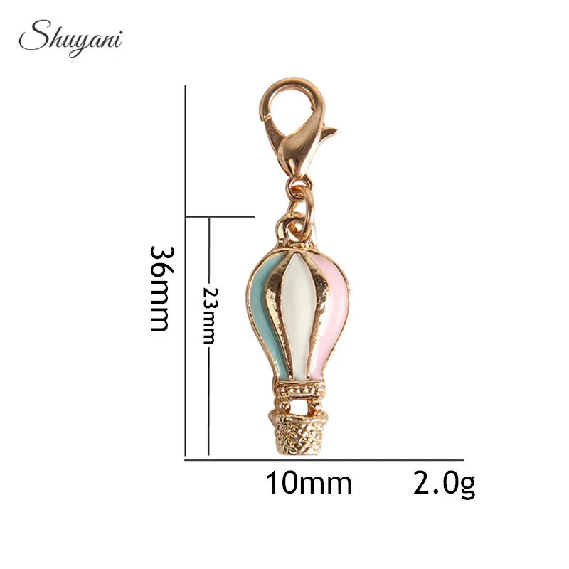 20 PCS Handmade DIY Enamel Hot air balloon Charms Pendant for Women Earrings Necklace Jewelry Making Accessories
20 PCS Handmade DIY Enamel Hot air balloon Charms Pendant for Women Earrings Necklace Jewelry Making Accessories