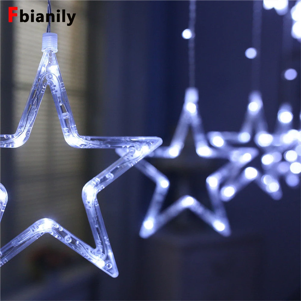 138 led 2.5M moon star fairy lights Christmas star string light garland led curtain for wedding/home/party/birthday decoration
138 led 2.5M moon star fairy lights Christmas star string light garland led curtain for wedding/home/party/birthday decoration