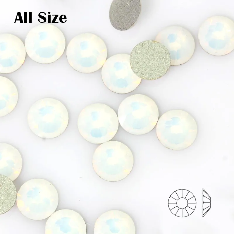 2058NoHF White Opal Strass All Sizes on Nails Crystal rhinestone Non Hotfix For Phone / Shoes / Bag DIY Decorations
2058NoHF White Opal Strass All Sizes on Nails Crystal rhinestone Non Hotfix For Phone / Shoes / Bag DIY Decorations