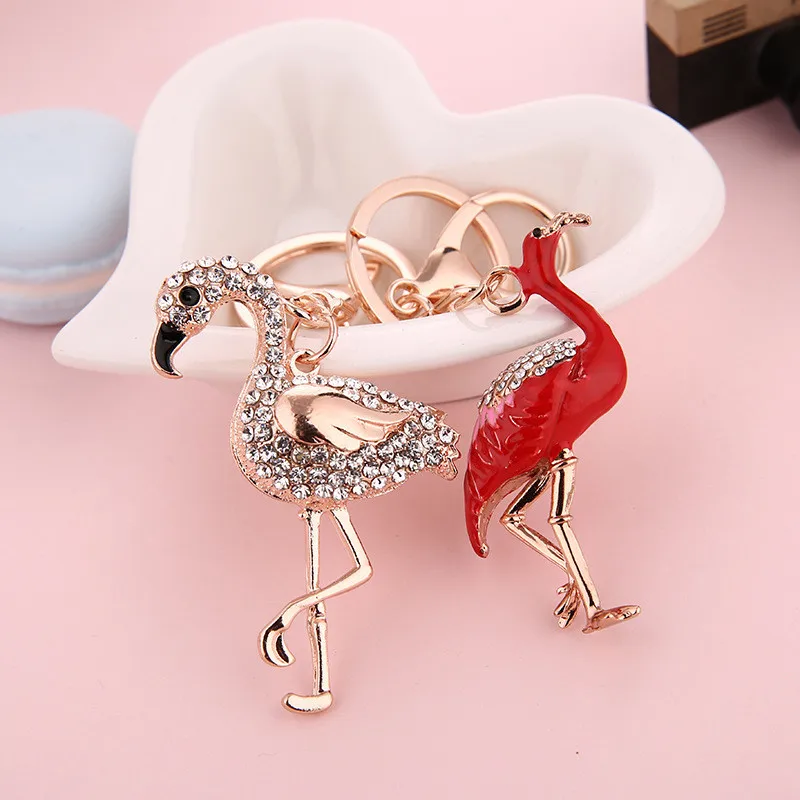 2018 Fashion Crystal Lovely Flamingo Shape Keychain for Women's bags Pendants Decoration animal Car keyrings Accessories Jewelry
2018 Fashion Crystal Lovely Flamingo Shape Keychain for Women's bags Pendants Decoration animal Car keyrings Accessories Jewelry