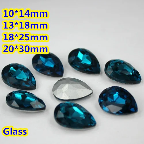 Blue Zircon Pear Teardrop Crystal Fancy Stone Point Back Glass Stone For DIY Jewelry Accessory.10*14mm 13*18mm 18*25mm 20*30mm
Blue Zircon Pear Teardrop Crystal Fancy Stone Point Back Glass Stone For DIY Jewelry Accessory.10*14mm 13*18mm 18*25mm 20*30mm