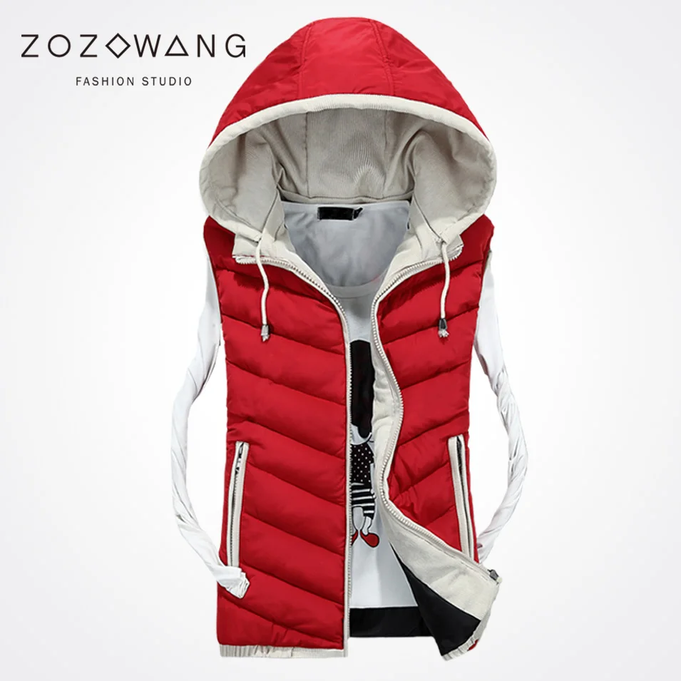 Zozowang Men's Vest Winter Men Brand Hat Detachable Vest Male Fashion solid Waistcoat Jacket and Coat Warm Vest 3XL
Zozowang Men's Vest Winter Men Brand Hat Detachable Vest Male Fashion solid Waistcoat Jacket and Coat Warm Vest 3XL