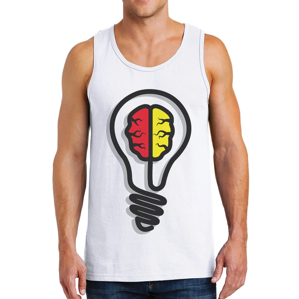 Mens Tanks Clothing Fitness Tank Tops Men Cotton Sleeveless Vest Creative Light Bulb 3D Printed Gyms Undershirt Male Singlets
Mens Tanks Clothing Fitness Tank Tops Men Cotton Sleeveless Vest Creative Light Bulb 3D Printed Gyms Undershirt Male Singlets