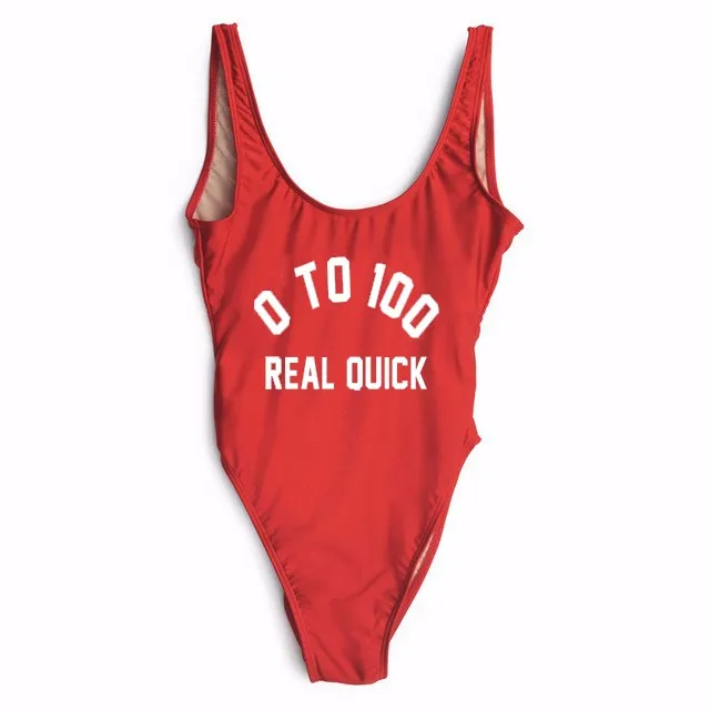 0 TO 100 REAL QUICK swimsuit bathing suit bodysuit beachwear one-pieces swimwear low back bikini jumpsuit rompers summer style
0 TO 100 REAL QUICK swimsuit bathing suit bodysuit beachwear one-pieces swimwear low back bikini jumpsuit rompers summer style