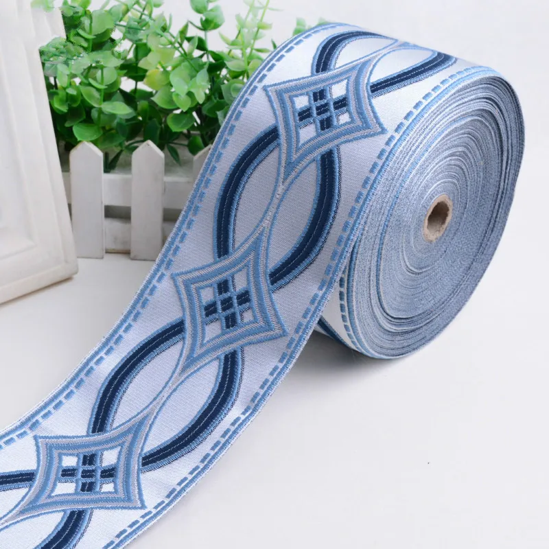 25M/Roll 90mm Wide Ethnic Woven Embroidery Jacquard Curtain Lace Trims Ribbon DIY Sewing Sofa Costumes Apparel Accessories
25M/Roll 90mm Wide Ethnic Woven Embroidery Jacquard Curtain Lace Trims Ribbon DIY Sewing Sofa Costumes Apparel Accessories