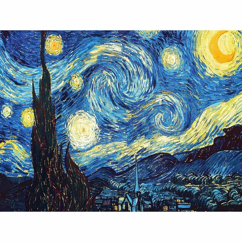 H266 Van Gogh Starry Night ,diy diamond embroidery,cartoon,5d,diamond painting night star sky NEW TOOL
H266 Van Gogh Starry Night ,diy diamond embroidery,cartoon,5d,diamond painting night star sky NEW TOOL