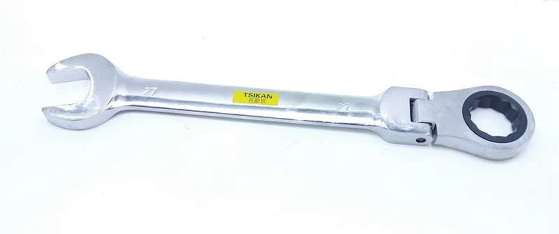 New 1pcs 27MM CR-V Flexible Head Wrench Ratcheting Wrench Spanner Tool Metric DIN.c
New 1pcs 27MM CR-V Flexible Head Wrench Ratcheting Wrench Spanner Tool Metric DIN.c
