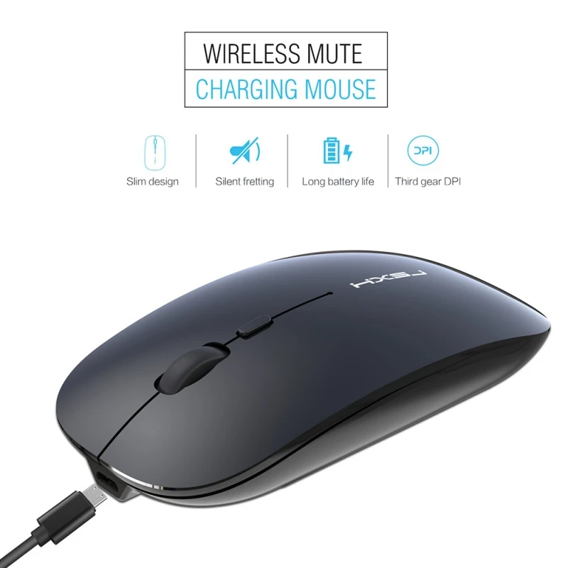 New Wireless Mouse Rechargeable Quiet Laptop Desktop Computer Mice USB With Type-c Receiver for PC Notebook Office
New Wireless Mouse Rechargeable Quiet Laptop Desktop Computer Mice USB With Type-c Receiver for PC Notebook Office