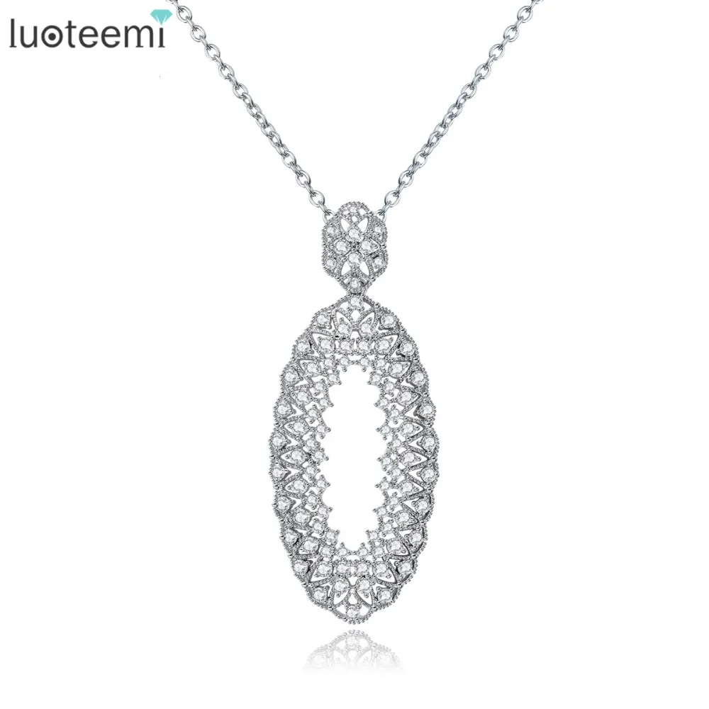 LUOTEEMI Bohemia Retro Hollow Out Gorgeous Micro Inlay AAA Cubic Zirconia Pendant Necklaces Women Fashion Daily Wear Jewelry
LUOTEEMI Bohemia Retro Hollow Out Gorgeous Micro Inlay AAA Cubic Zirconia Pendant Necklaces Women Fashion Daily Wear Jewelry