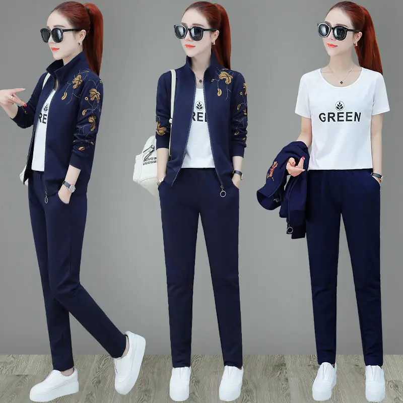 two piece women sets women jacket and pants embroidered soft women sport coats women hoodies and trousers spring/autumn clothing
two piece women sets women jacket and pants embroidered soft women sport coats women hoodies and trousers spring/autumn clothing