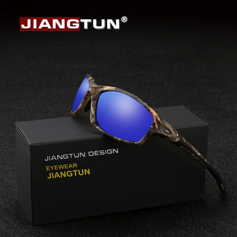 Мужские камуфляжные солнцезащитные очки JIANGTUN поляризованные TR90 для мужчин