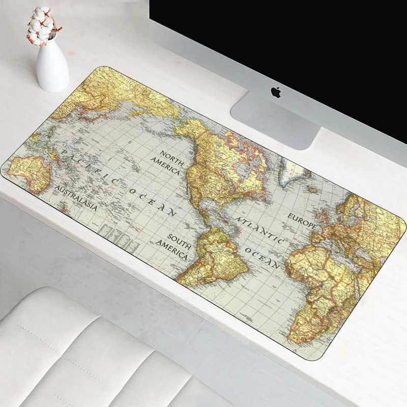 Large World map MousePad 80x40cm Locking Edge Big Desk Table keyboard Mat for Computer Gifts Speed Gamer Mouse Pad
Large World map MousePad 80x40cm Locking Edge Big Desk Table keyboard Mat for Computer Gifts Speed Gamer Mouse Pad