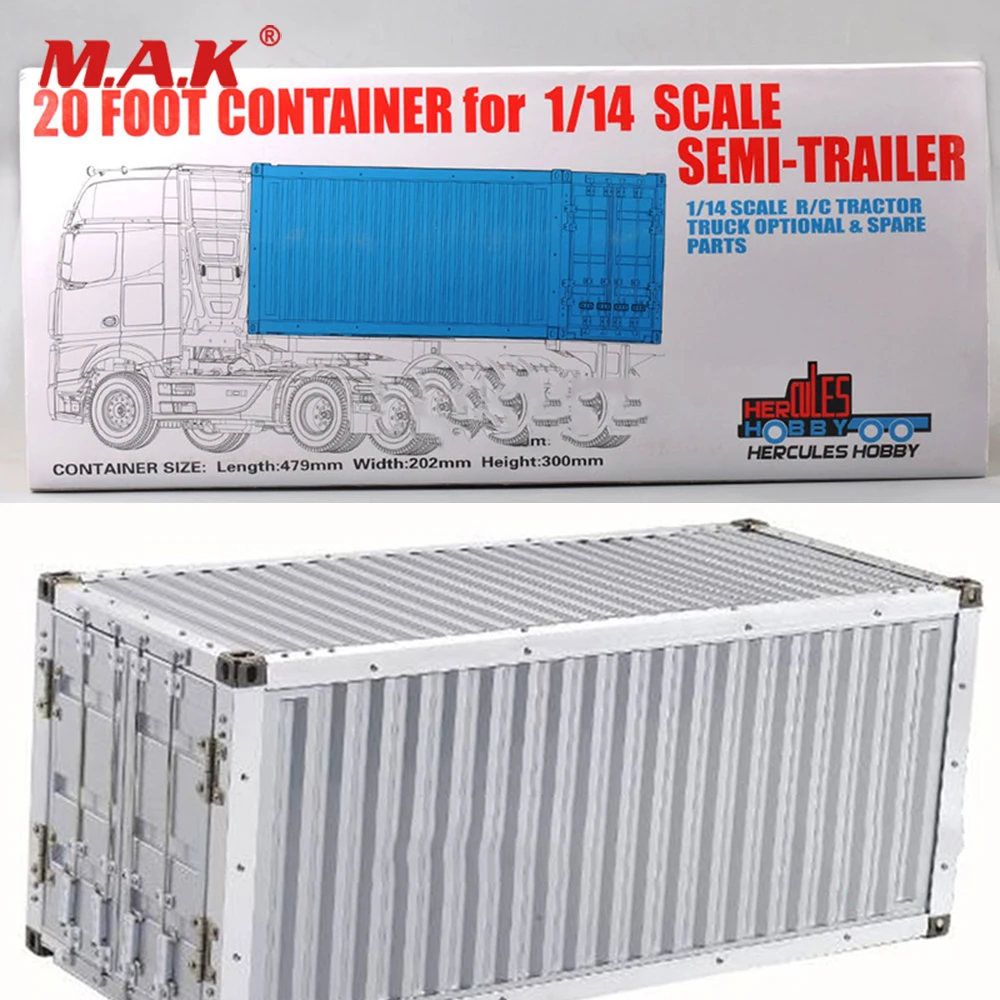 1/14 Scale 20FT Metal Frame Container Suit Actros Truck trailer Tractor Tamiya Scania Model Accessory for 1:14 Metal Kit Truck
1/14 Scale 20FT Metal Frame Container Suit Actros Truck trailer Tractor Tamiya Scania Model Accessory for 1:14 Metal Kit Truck