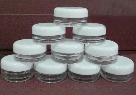1000pcs/lot Capacity 3g factory wholsesale cream jar/jars with white lid usd for Cosmetic Packaging
1000pcs/lot Capacity 3g factory wholsesale cream jar/jars with white lid usd for Cosmetic Packaging