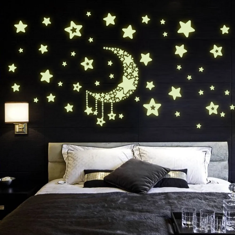 New 3D DIY Removable Stars Luminous Wall Sticker Fluorescence Stars Moon Poster Mural Vinyl Glow In The Dark Wall Stickers Decal
New 3D DIY Removable Stars Luminous Wall Sticker Fluorescence Stars Moon Poster Mural Vinyl Glow In The Dark Wall Stickers Decal
