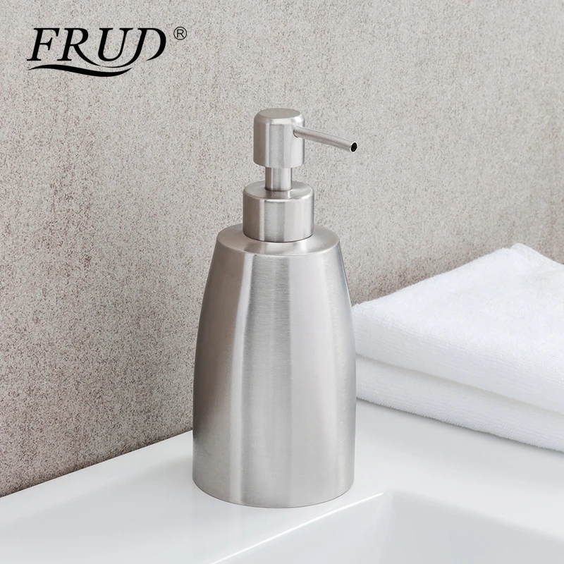 FRUD New Arrivals Stainless Steel Bathroom Dispenser Silver Modern Style Kitchen Hand Pump Liquid Soap Dispensing pump Y35008
FRUD New Arrivals Stainless Steel Bathroom Dispenser Silver Modern Style Kitchen Hand Pump Liquid Soap Dispensing pump Y35008