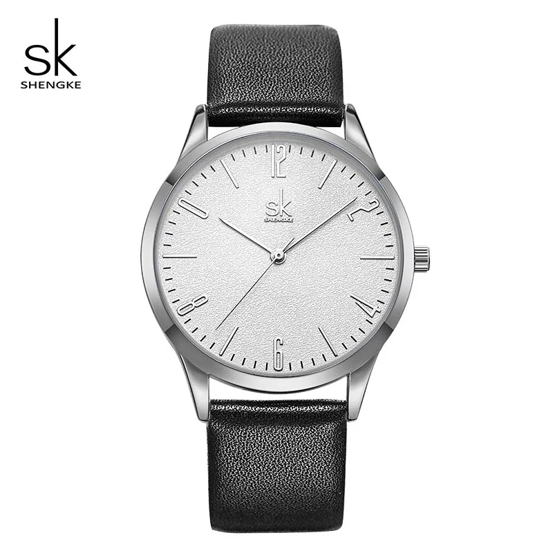 SK Fashion Leather Women Men Couple Watches SHENGKE Luxury Lovers Clock Quartz Female Male Wrist Watch 2020 Reloj Mujer Hombre
SK Fashion Leather Women Men Couple Watches SHENGKE Luxury Lovers Clock Quartz Female Male Wrist Watch 2020 Reloj Mujer Hombre