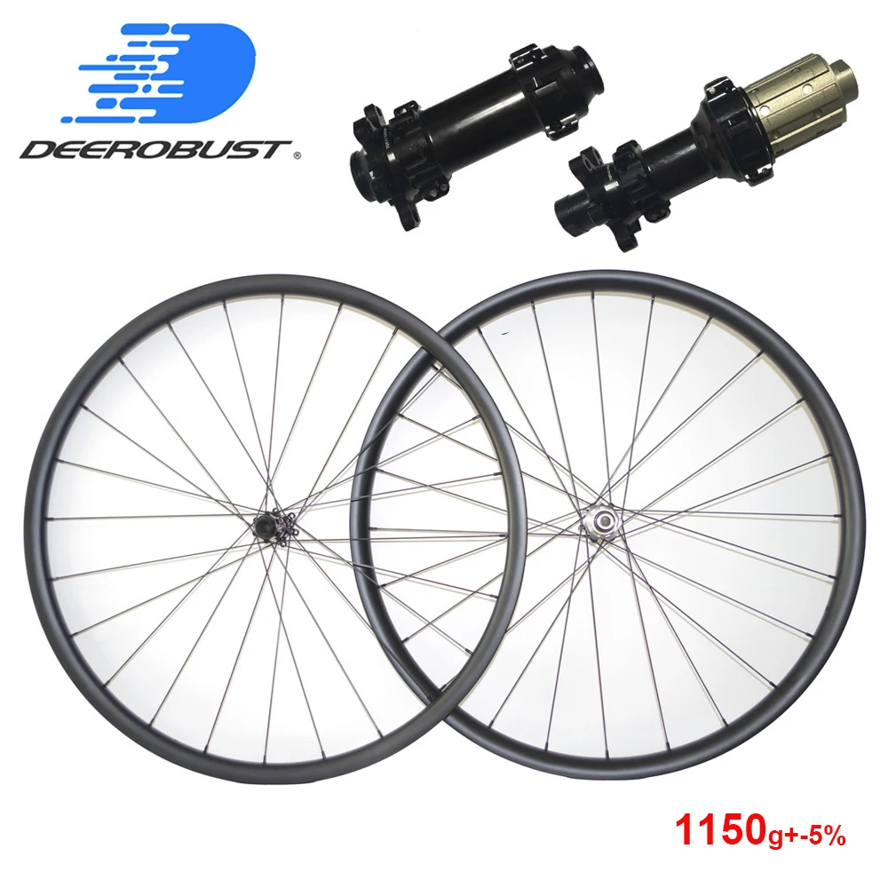 1150g MTB XC Race 24 мм x 30 ассиметричная бескамерная шина комплект колес 650B для горного