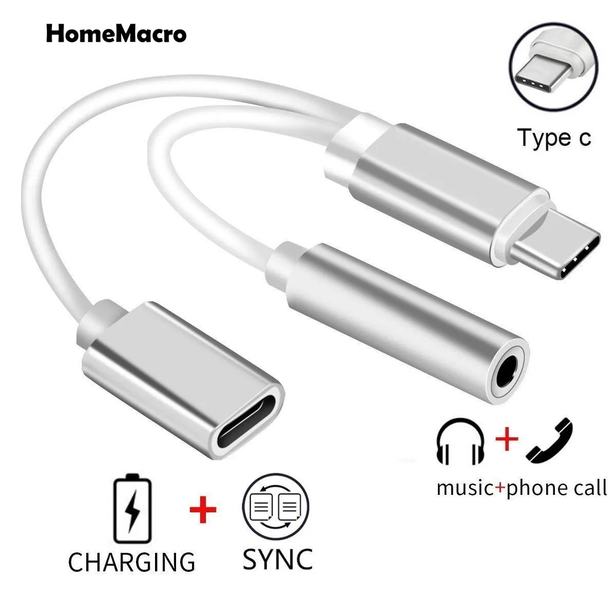 Type C to 3.5mm Headphone Audio Adapter USB-C Female Aux Microphone Connector Cable for Xiaomi 9 8 Note 7 Mix P20 pro | Мобильные