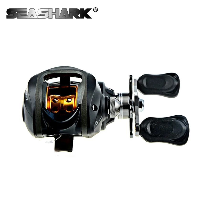 Seashark Baitcasting катушка Рыбалка Катушка влево/правой отношение 6.3: 1 10 BB Приманки Литой