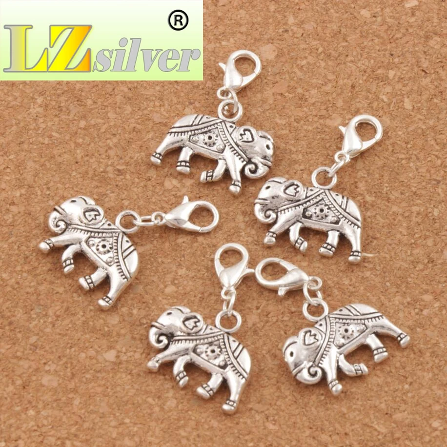 Royal Thai Elephant Clasp European Lobster Trigger Clip On Charm Beads C1183 9ps 21x31 mm Zinc Alloy
Royal Thai Elephant Clasp European Lobster Trigger Clip On Charm Beads C1183 9ps 21x31 mm Zinc Alloy