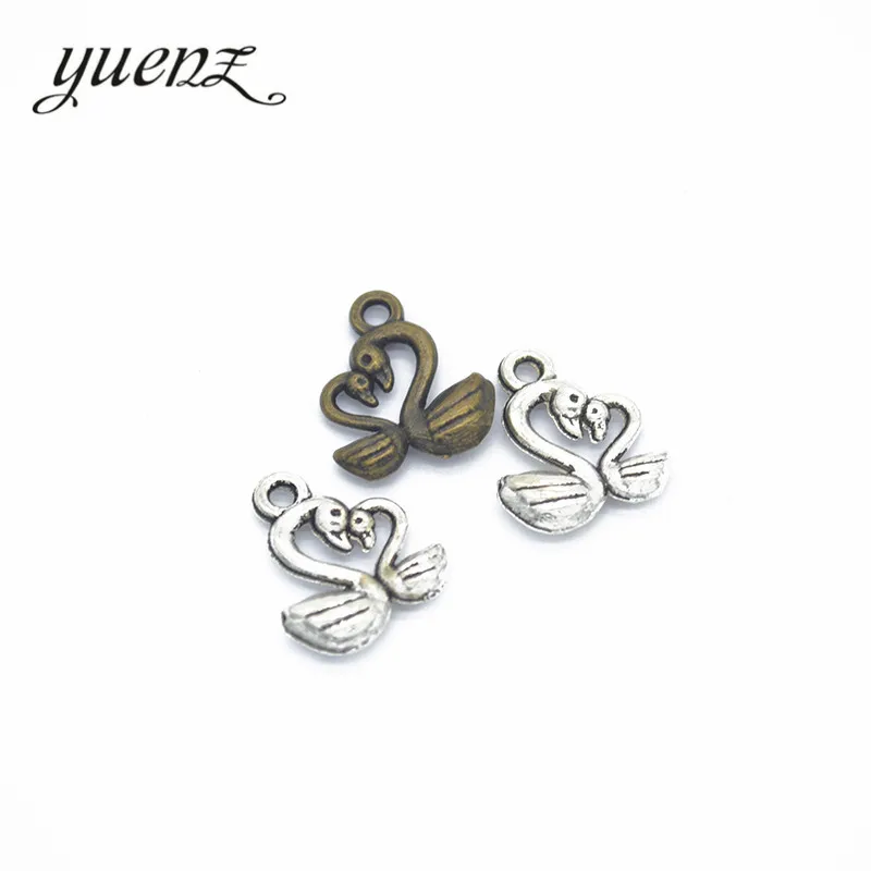 YuenZ 25 pcs Antique Silver color Goose Charm fit for style Bracelets Necklace DIY Metal Jewelry Making 15*13mm D9170
YuenZ 25 pcs Antique Silver color Goose Charm fit for style Bracelets Necklace DIY Metal Jewelry Making 15*13mm D9170