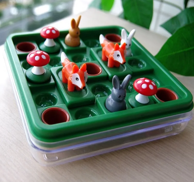Funny Rabbit and fox early education educational toys logic space thinking Reasoning Family Party Game
Funny Rabbit and fox early education educational toys logic space thinking Reasoning Family Party Game