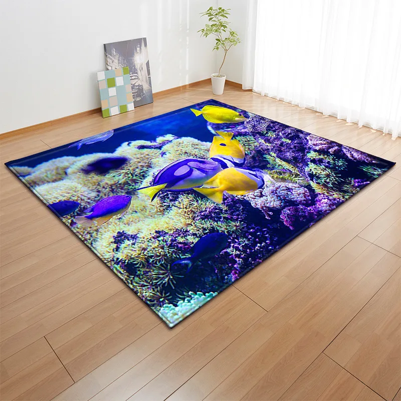 Underwater world 3D Carpet Kids Play Crawl Mat Soft Flannel Carpets for Living Room Bedroom Area Rugs Child Theme Room Decor Rug
Underwater world 3D Carpet Kids Play Crawl Mat Soft Flannel Carpets for Living Room Bedroom Area Rugs Child Theme Room Decor Rug
