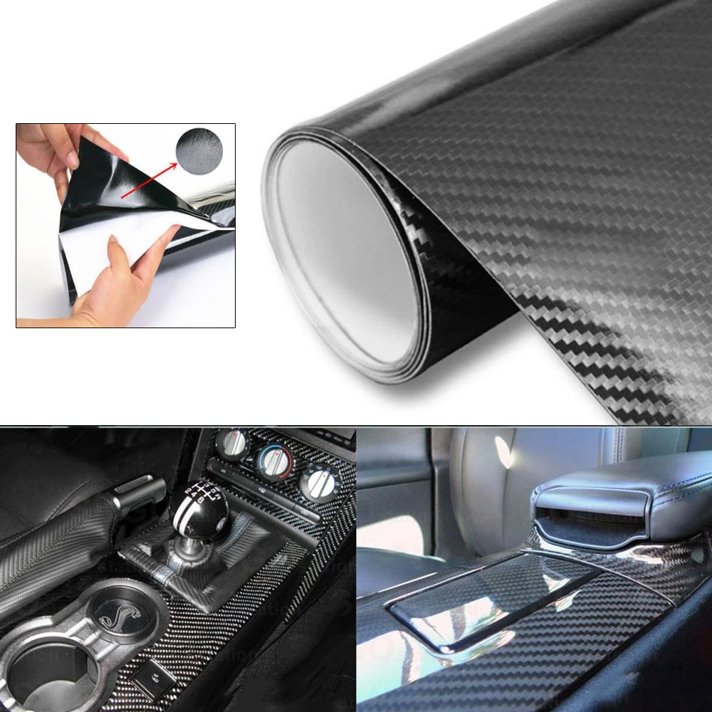 Автомобильные наклейки 5D из углеродного волокна для Seat Leon Ibiza Renault Duster Megane 2 Logan Captur