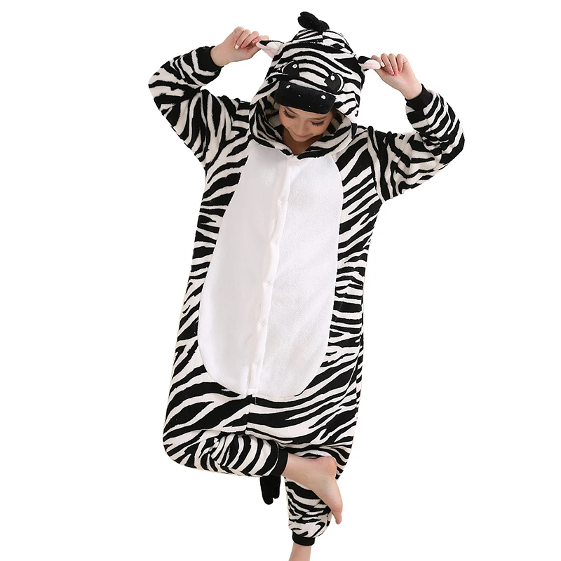 Adult Unisex Women Onesie Kingurumi Winter Warm Flannel Pajamas Onesies Zebra Sleepwear Hooded Jumpsuits Animal Pattern Costume
Adult Unisex Women Onesie Kingurumi Winter Warm Flannel Pajamas Onesies Zebra Sleepwear Hooded Jumpsuits Animal Pattern Costume
