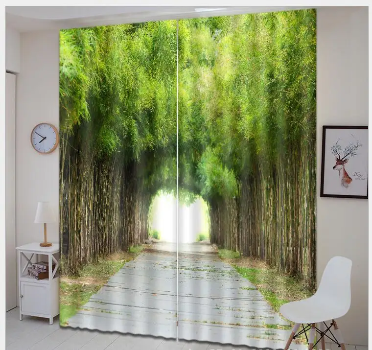 Green bamboo forest Curtains office Bedroom Luxury 3D Window Curtains For Living Room decorate Drapes Rideaux Cortina pillowcase
Green bamboo forest Curtains office Bedroom Luxury 3D Window Curtains For Living Room decorate Drapes Rideaux Cortina pillowcase